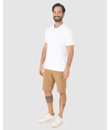Camisa Polo Básica Masculina Gola Esporte Em Algodão