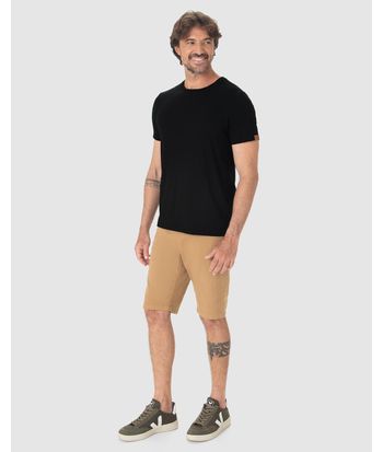 Camiseta Movimento Masculina Decote Redondo Em Malha Anti Odor
