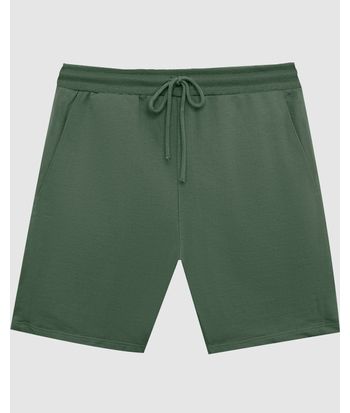 Bermuda Básica Masculina Plus Size Em Moletom Sem Flanela