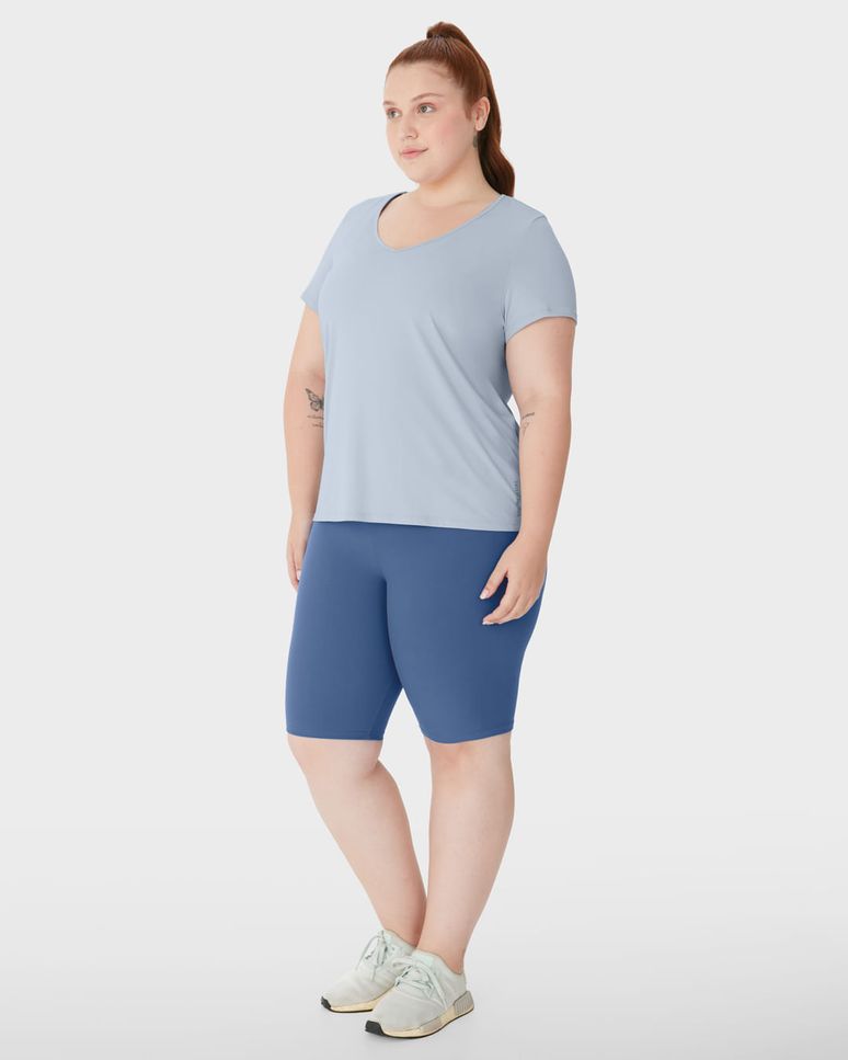 Blusa Ampla Feminina Plus Size Malha Com Proteção UV50+ - ENFIM