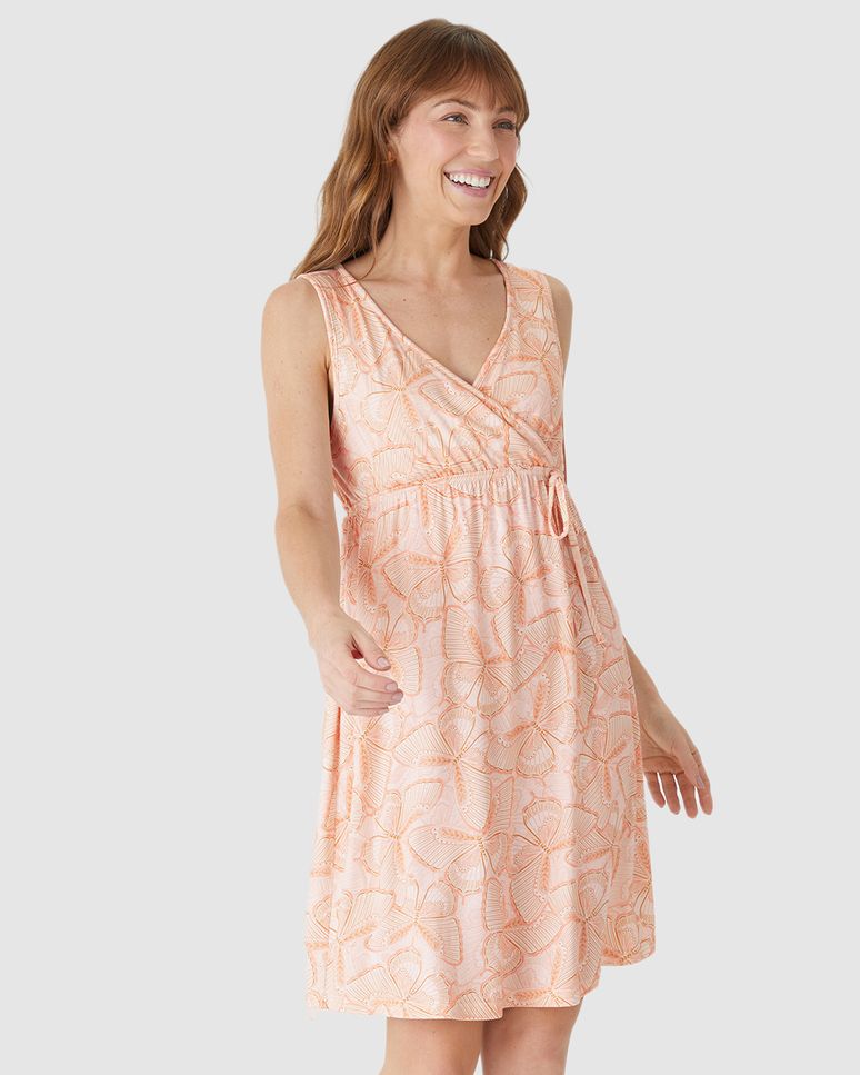 Camisola Feminina Slim Gestante Laço Decorativo Em Viscose Stretch