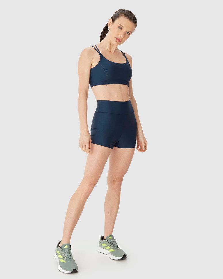 Shorts Esportivo Feminino Living On The Move Em Malha Dry E Proteção UV50+