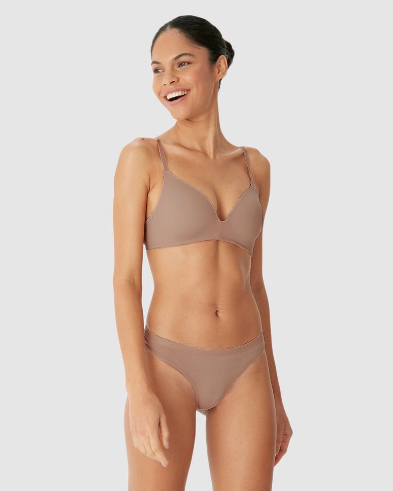 Calcinha Feminina Biquíni Fio Dental Em Algodão Com Elastano