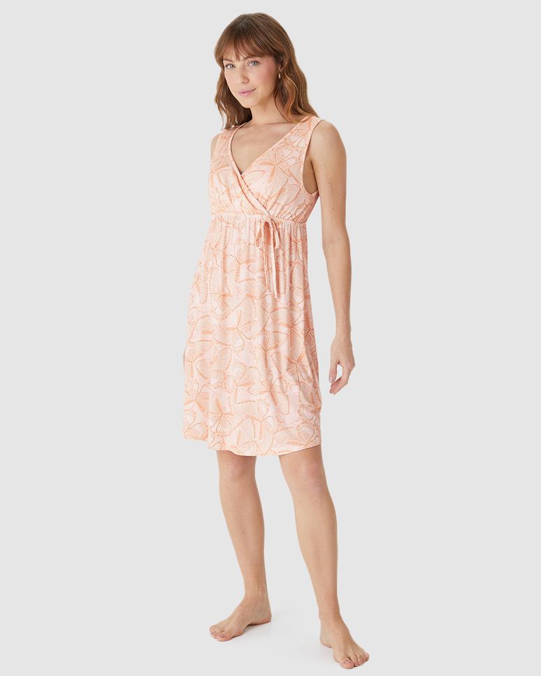 Camisola Feminina Slim Gestante Laço Decorativo Em Viscose Stretch