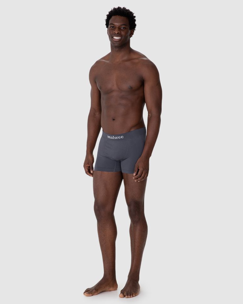 Cueca Masculina Boxer Sem Costura Logo Malwee Em Poliamida