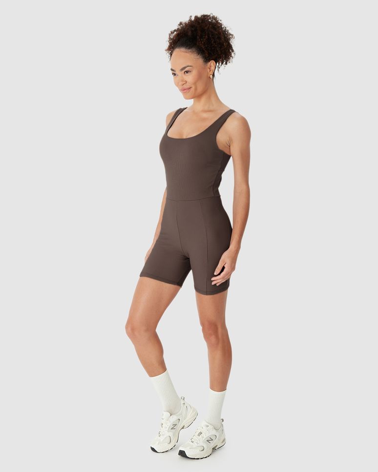 Macaquinho Esportivo Utilitário Bolso Lateral Em Malha Canelada Malwee Active