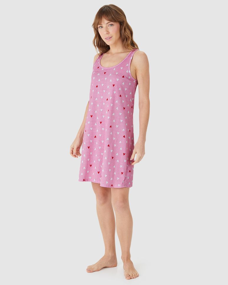 Camisola Feminina Slim Nadador Estampa Digital Em Algodão