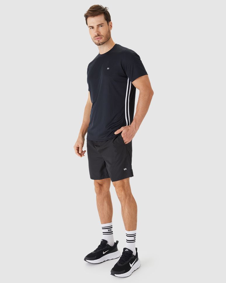 Shorts Esportivo Masculino Cadarço Interno Funcional Em Tafetá