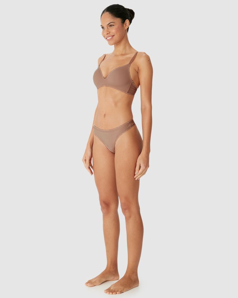 Calcinha Feminina Biquíni Fio Dental Em Algodão Com Elastano