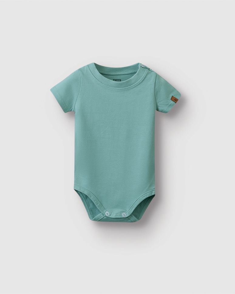 Conjunto Bebê Menino Body E Macaquinho Estampado Bolso Funcional - Carinhoso