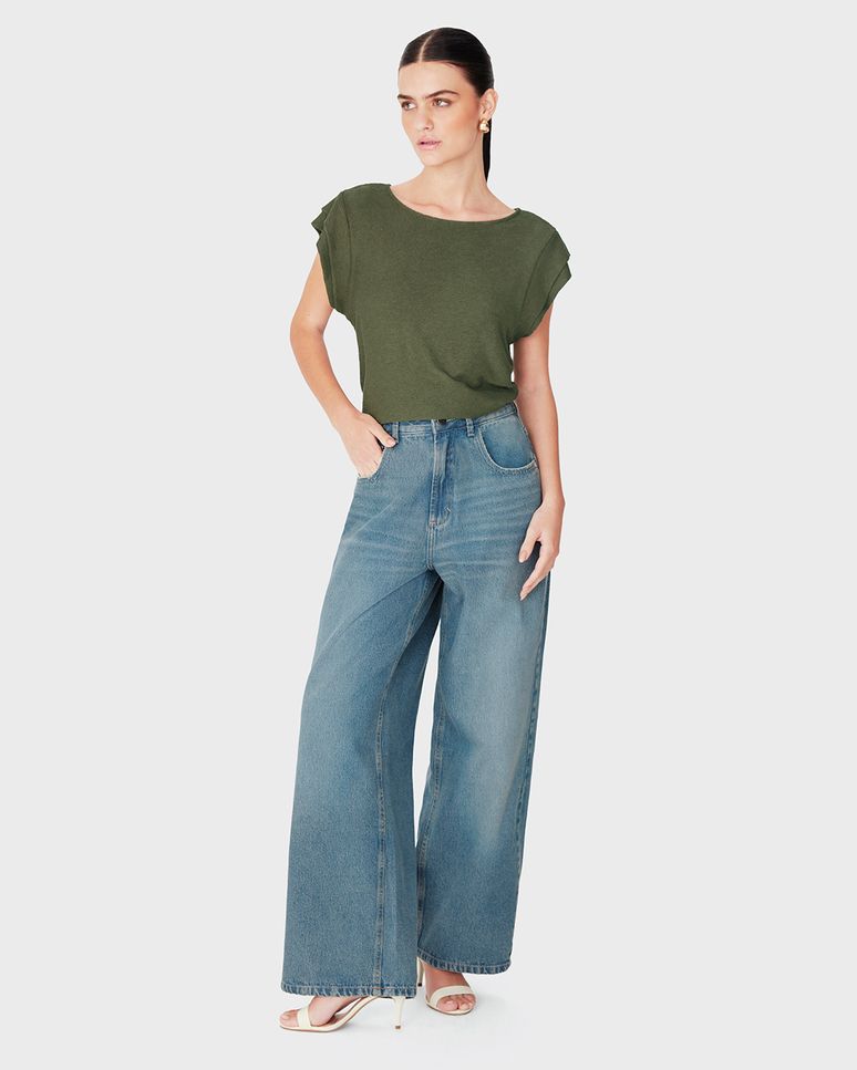 Blusa Feminina Muscle Tee Em Malha Texturizada - ENFIM