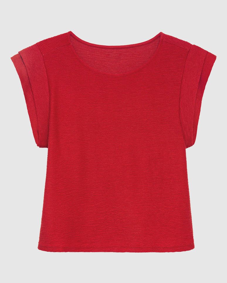 Blusa Feminina Muscle Tee Em Malha Texturizada - ENFIM