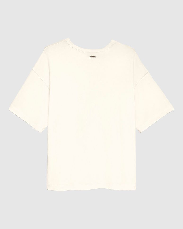 Blusa Feminina Ampla Detalhe Franzido Em Malha Viscose Stretch - ENFIM