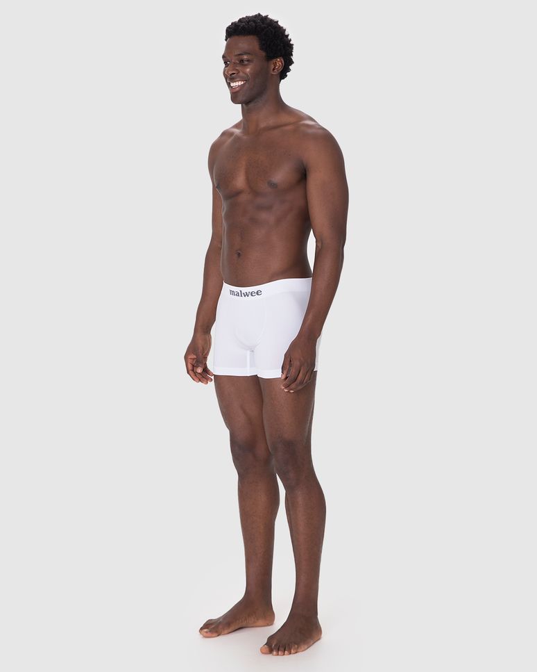 Cueca Masculina Boxer Sem Costura Logo Malwee Em Poliamida