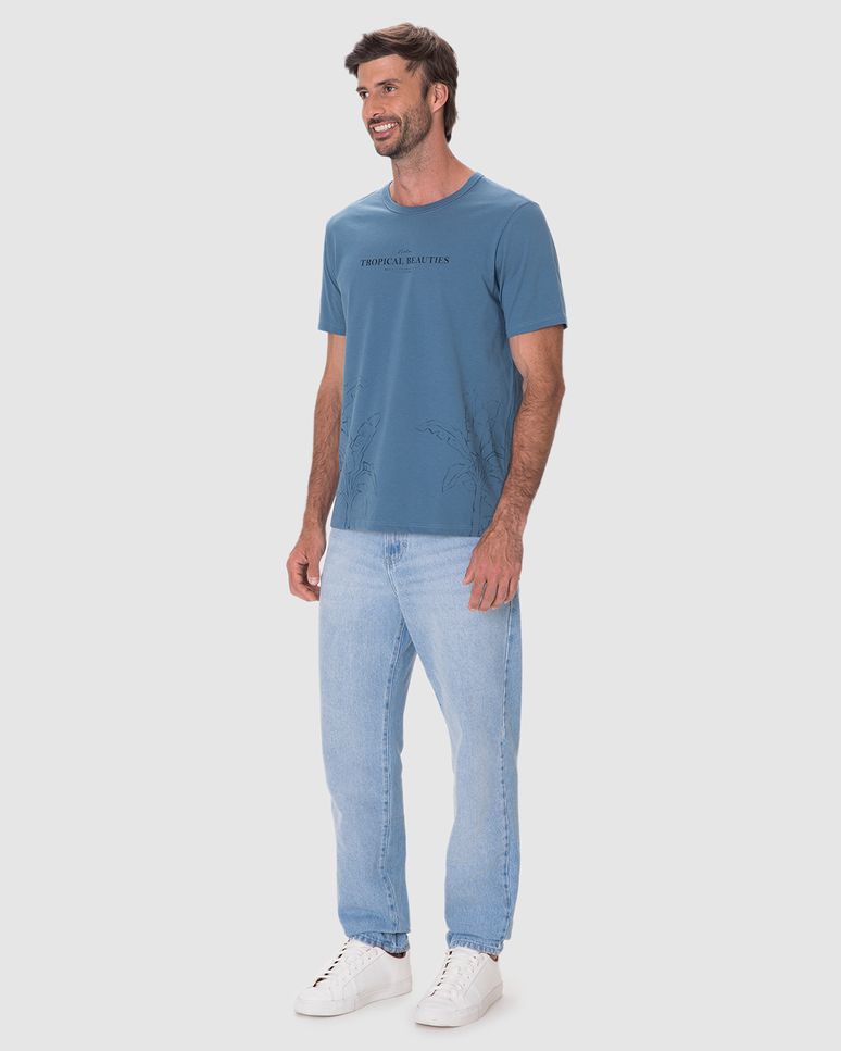 Camiseta Masculina Welcome To The Resort Estampada Em Algodão
