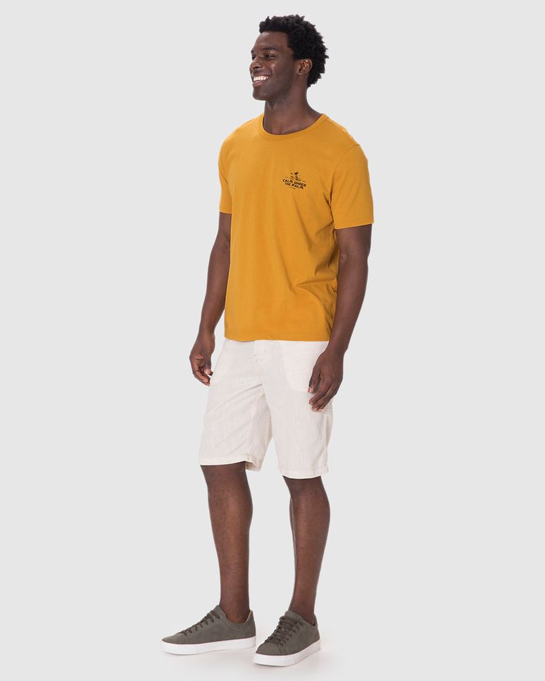 Camiseta Masculina Calm Under The Palm Em Algodão
