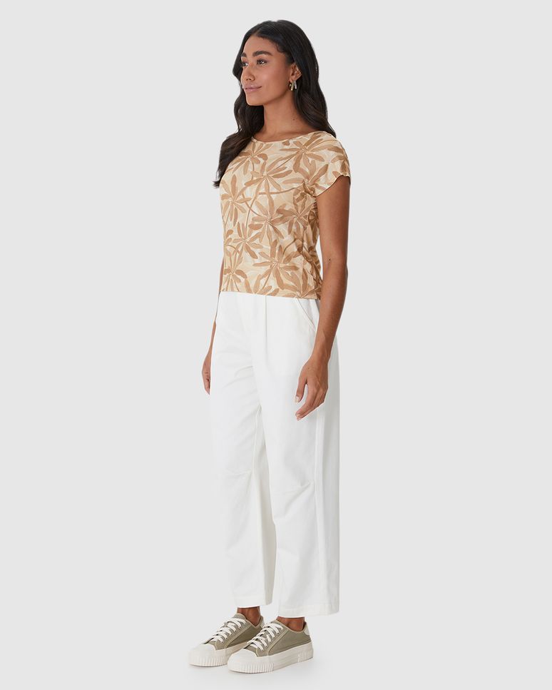 Blusa Feminina Manga Curta Estampa Digital Em Viscose Stretch