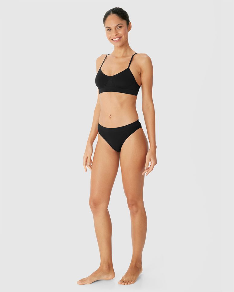 Calcinha Feminina Biquíni Em Malha Poliamida