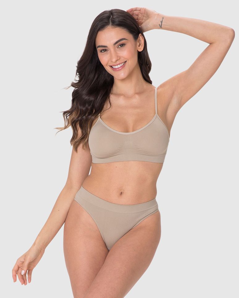Calcinha Feminina Biquíni Em Malha Poliamida