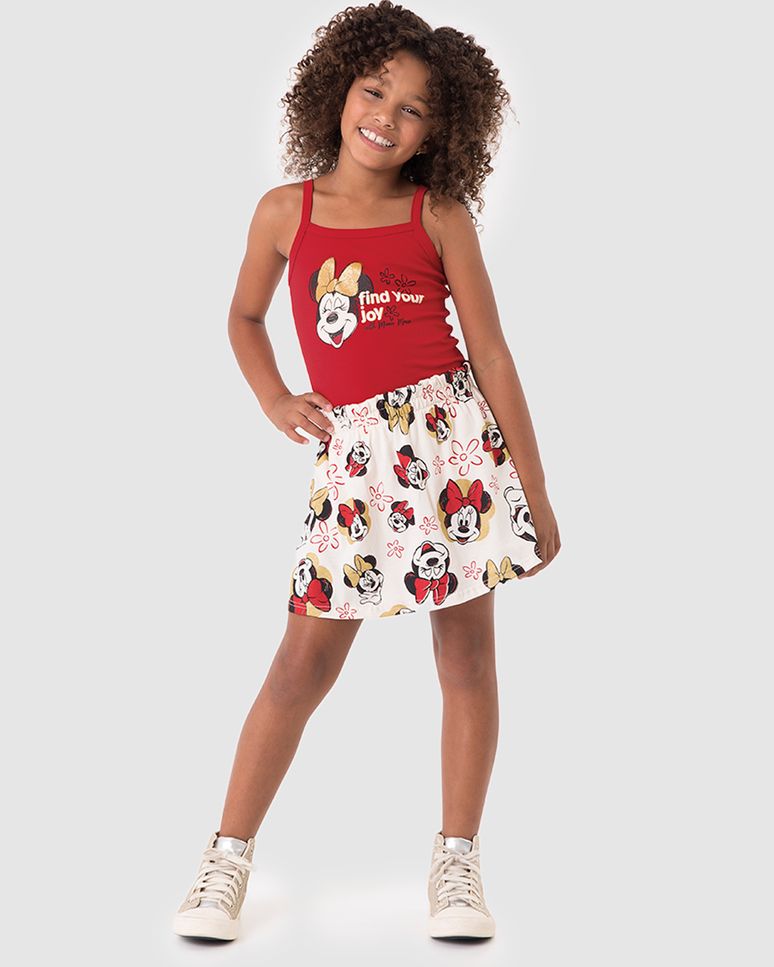 Conjunto Infantil Menina Find Your Yoy With Minnie Mouse Disney Malwee Kids