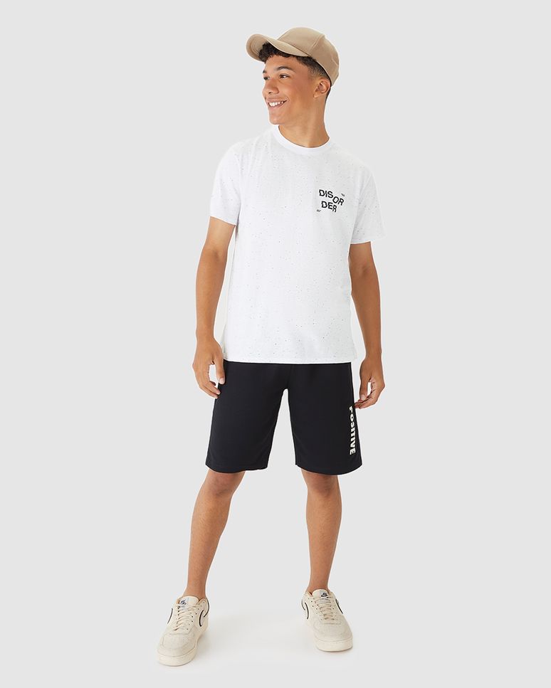 Camiseta Menino Estampa Disorder Em Malha Botonê Malwee Kids