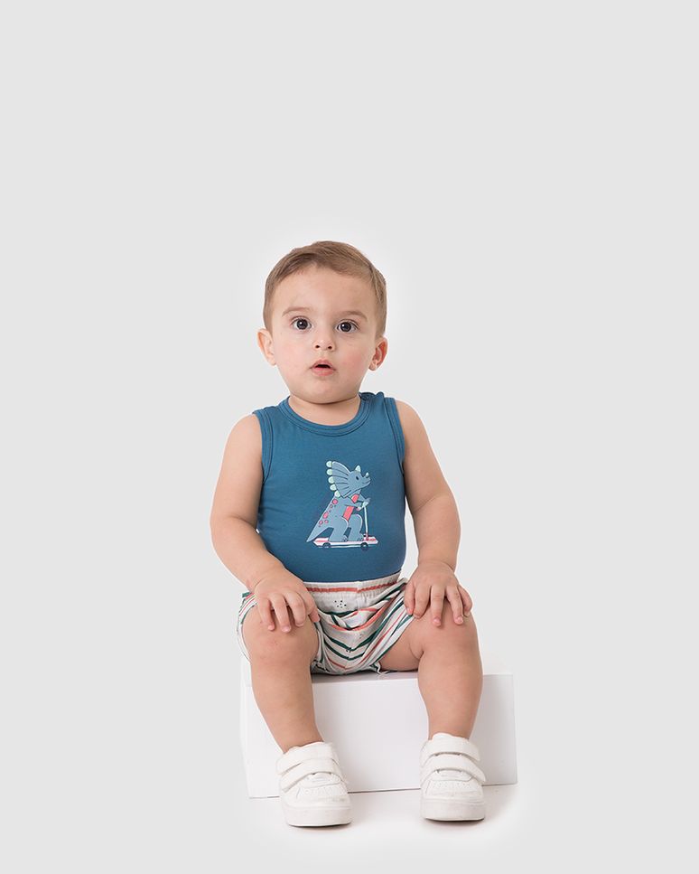 Conjunto Bebê Menino Body Muito Radical! Em Algodão Malwee Kids
