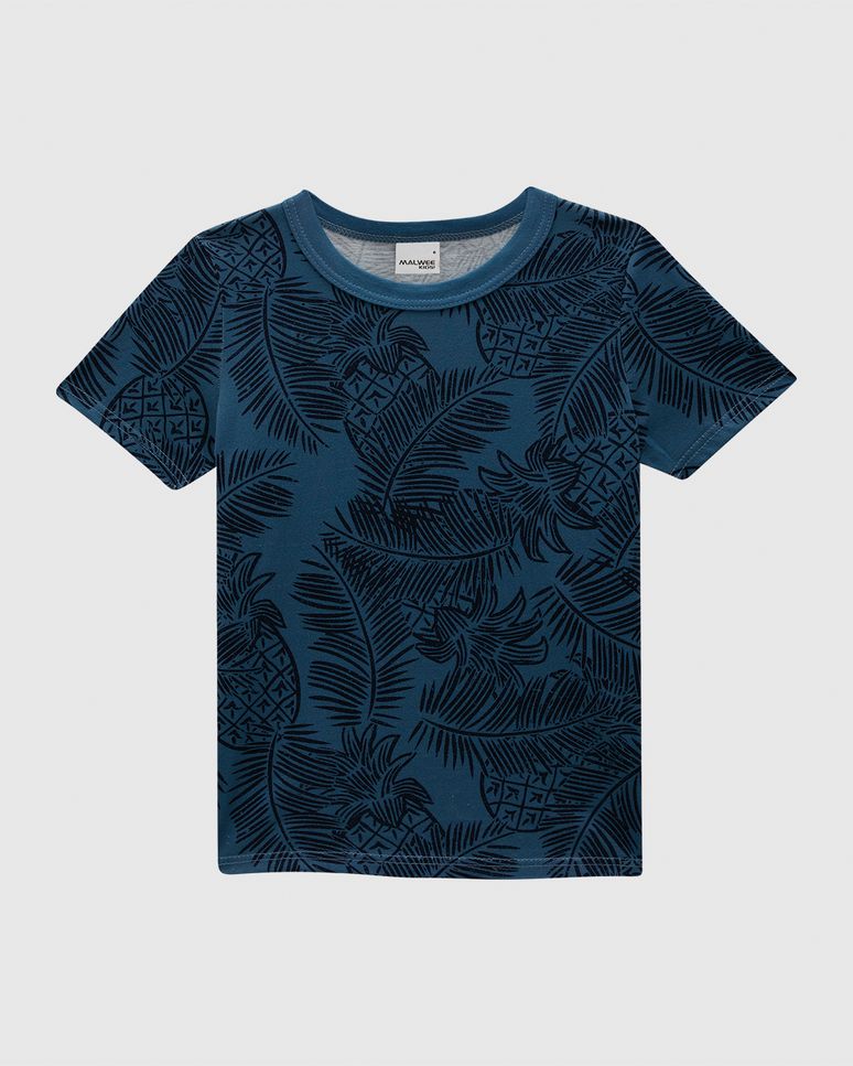 Camiseta Infantil Menino Estampada Em Algodão Malwee Kids