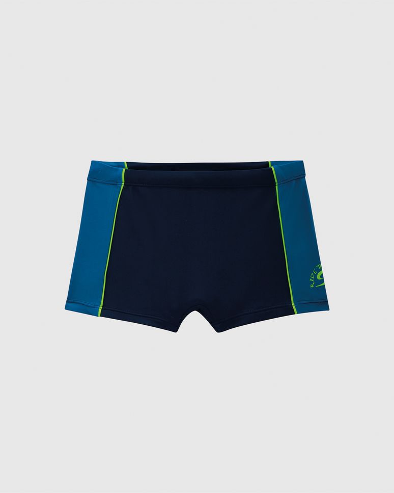 Sunga Boxer Infantil Menino Estampa Lateral Em Malha UV50+ Malwee Kids