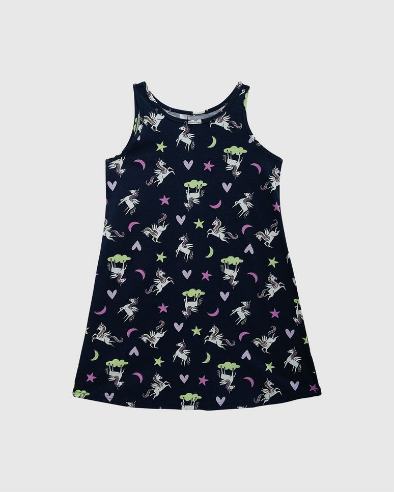 Camisola Infantil Menina Estampada Brilha No Escuro Em Algodão Malwee Kids