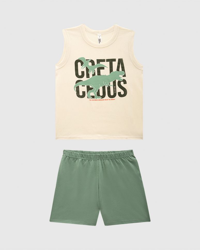 Pijama Infantil Menino Regata Estampada Em Algodão Malwee Kids