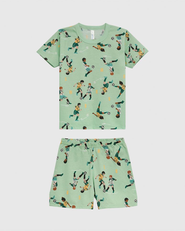 Pijama Infantil Menino Estampa Que Brilha No Escuro Em Algodão Malwee Kids