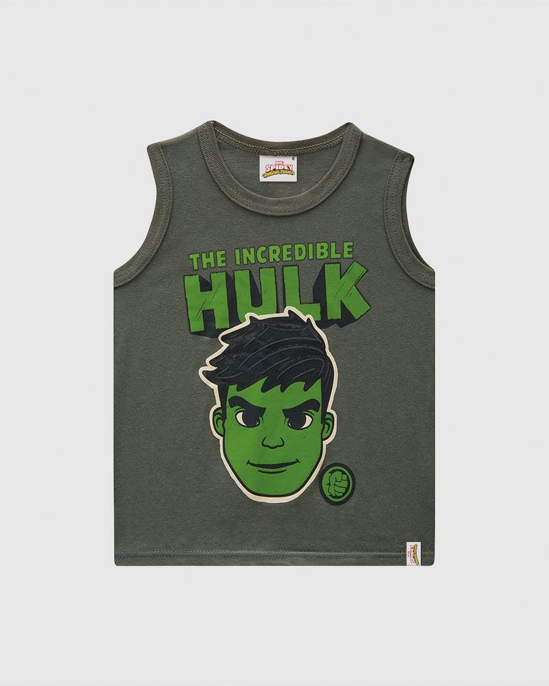 Regata Infantil Menino Spidey E Amigos Espetaculares Algodão Malwee Kids