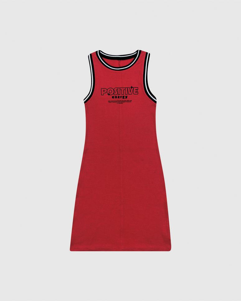 Vestido Menina Estampa Positive Energy Em Ribana Malwee Kids