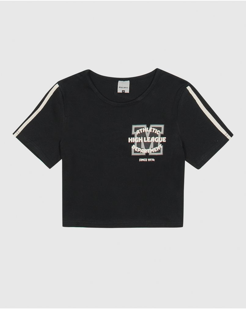 Blusa Justa Menina Athletic High League Department Algodão Malwee