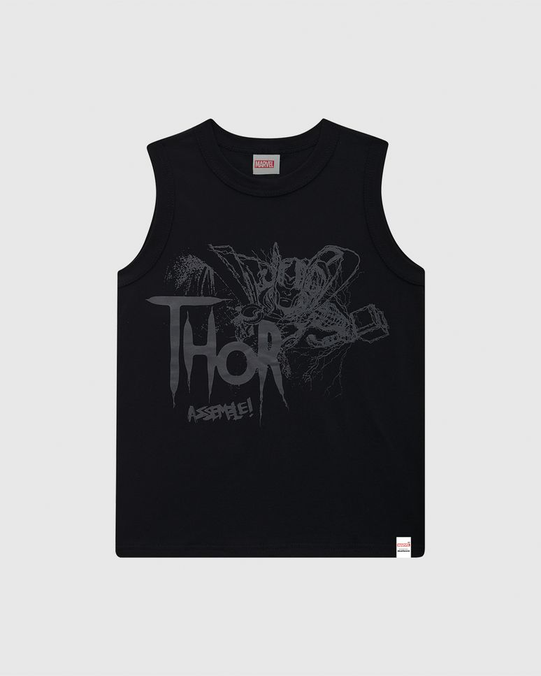 Regata Infantil Menino Thor, Assemble Avengers Em Algodão Malwee Kids