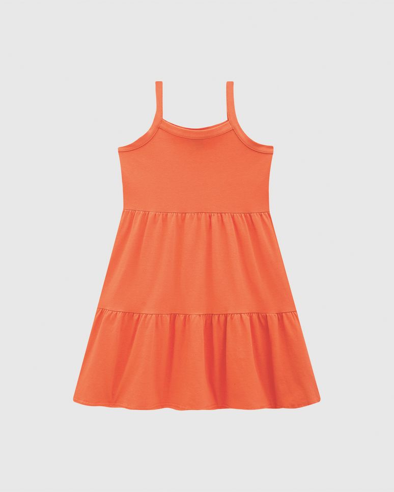 Vestido Infantil Marias Em Algodão E Malha Rajada Malwee Kids