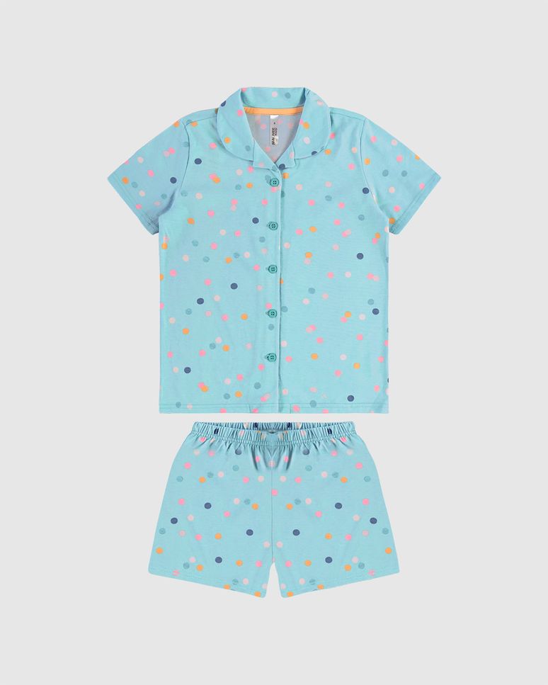 Pijama Infantil Menina Americano Estampado Em Algodão Malwee Kids