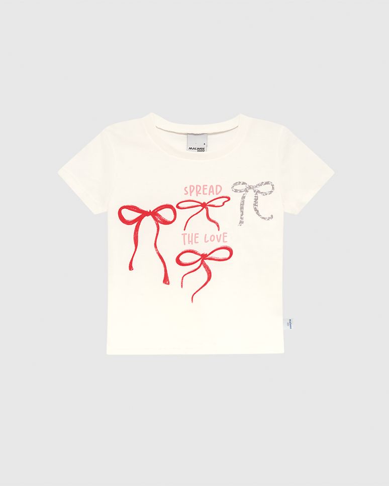 Blusa Infantil Menina Box Spread The Love E Malwee Kids