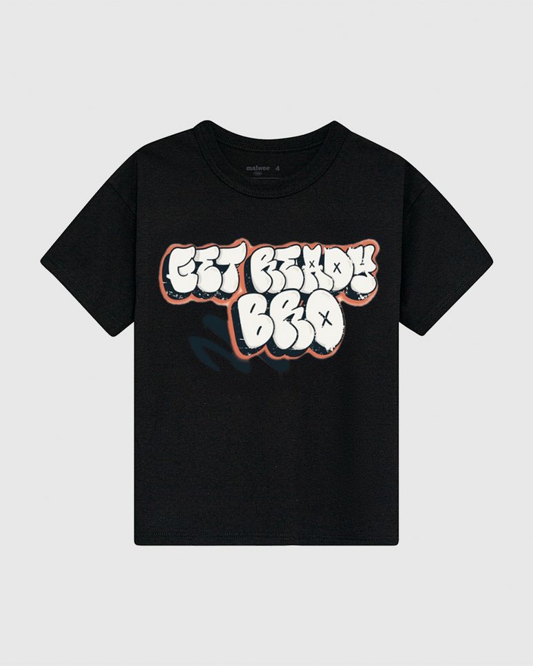 Camiseta Infantil Menino Oversized Get Ready Bro Malha Anti Odor Malwee Kids