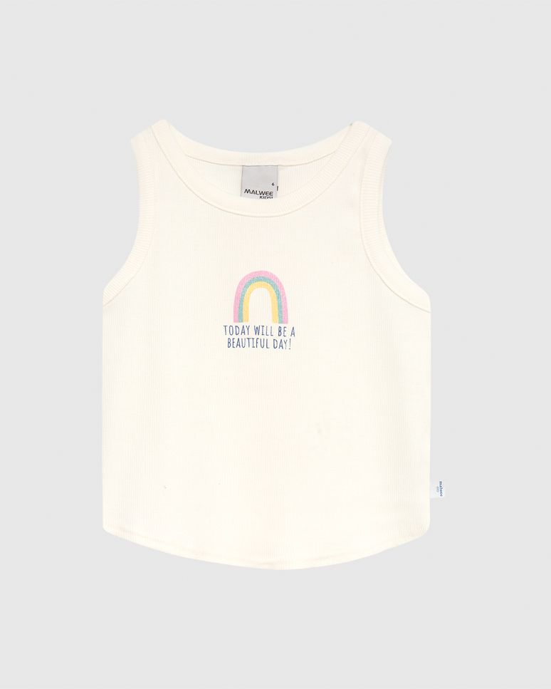 Regata Infantil Menina Cropped Beautiful Day! Em Ribana Malwee Kids