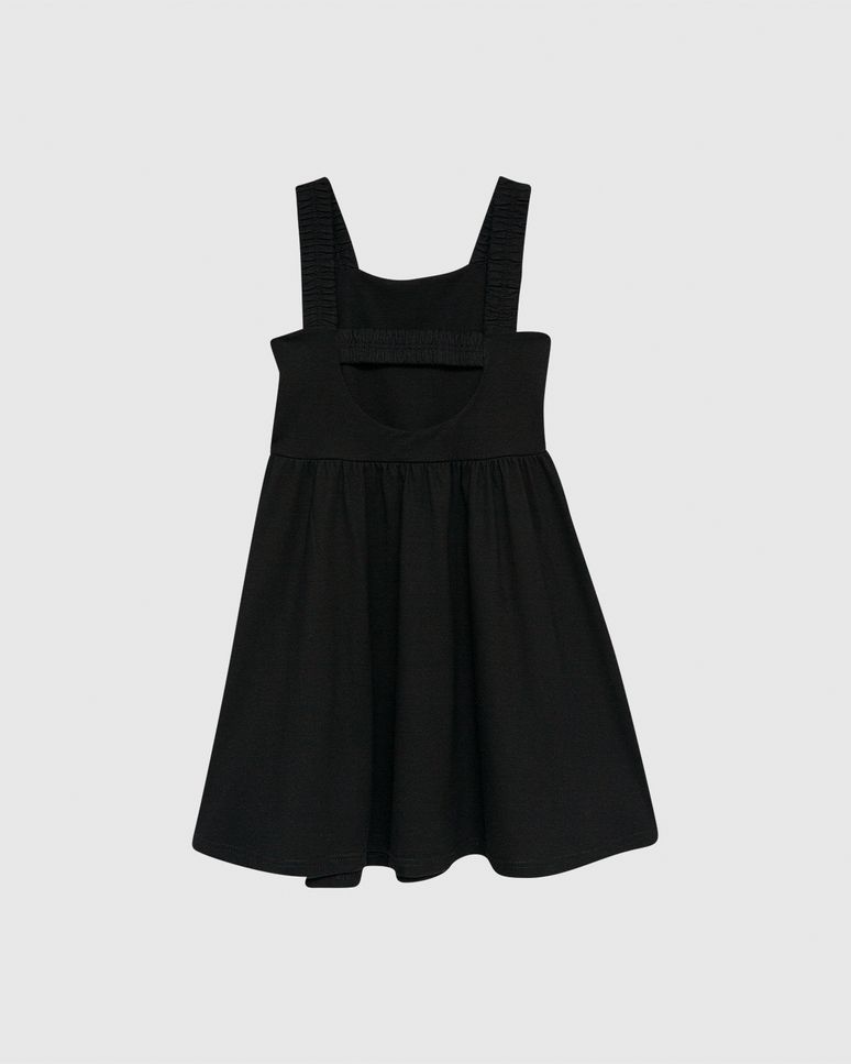 Vestido Infantil Detalhe Decote Costas Em Algodão Malwee Kids