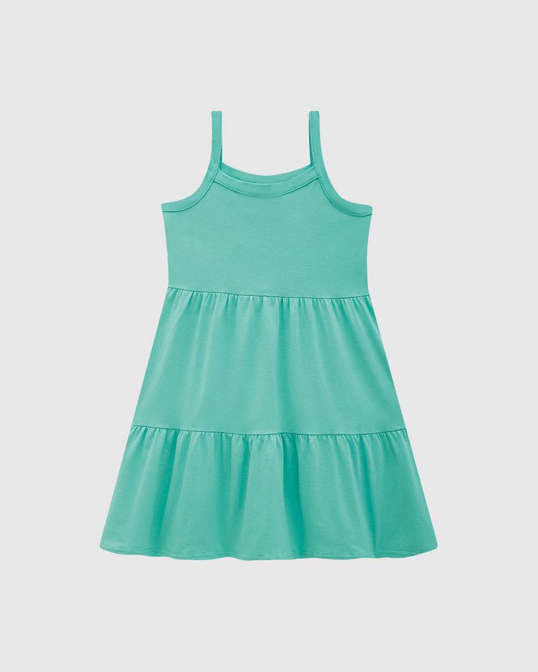 Vestido Infantil Marias Em Algodão E Malha Rajada Malwee Kids