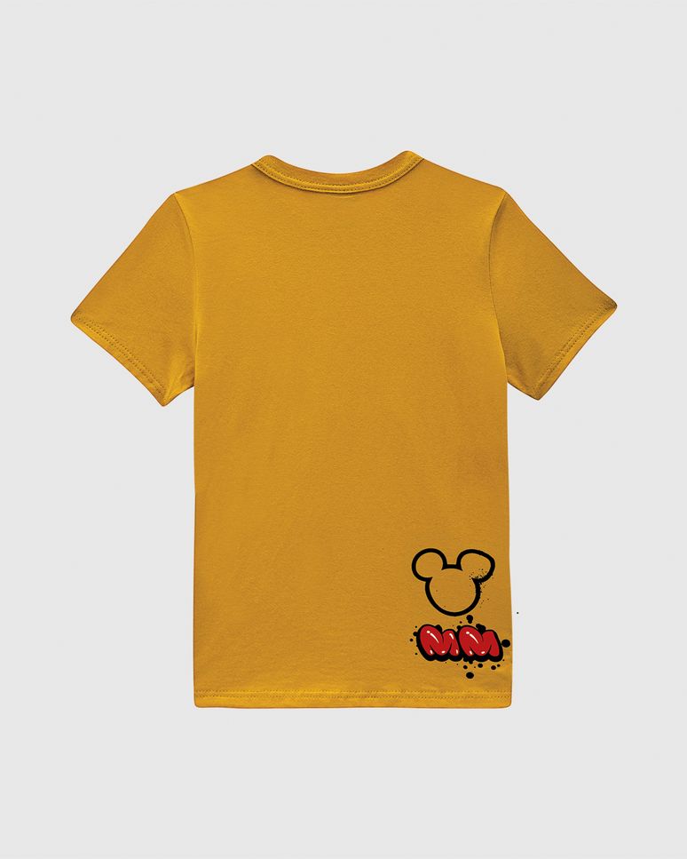 Camiseta Infantil Menino Let It Flow Mickey Disney Em Algodão Malwee Kids
