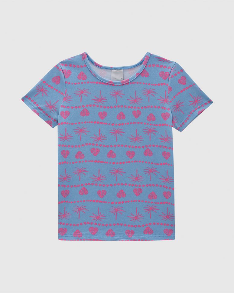 Blusa Infantil Menina Estampada Em Algodão Malwee Kids