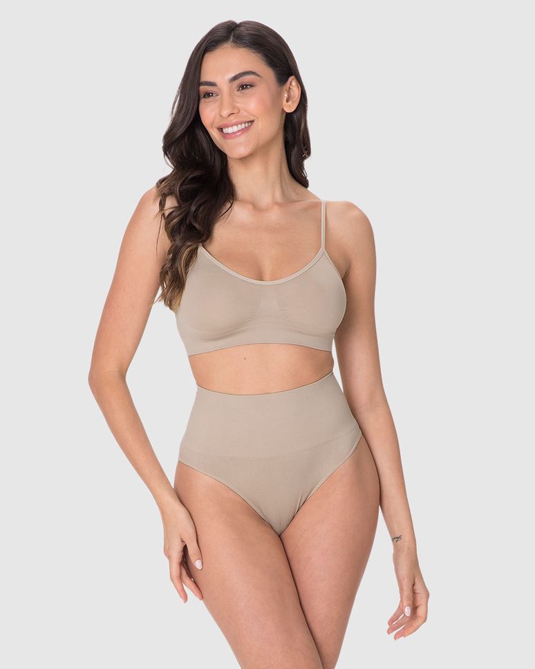 Calcinha Feminina Modeladora Sem Costura Em Poliamida