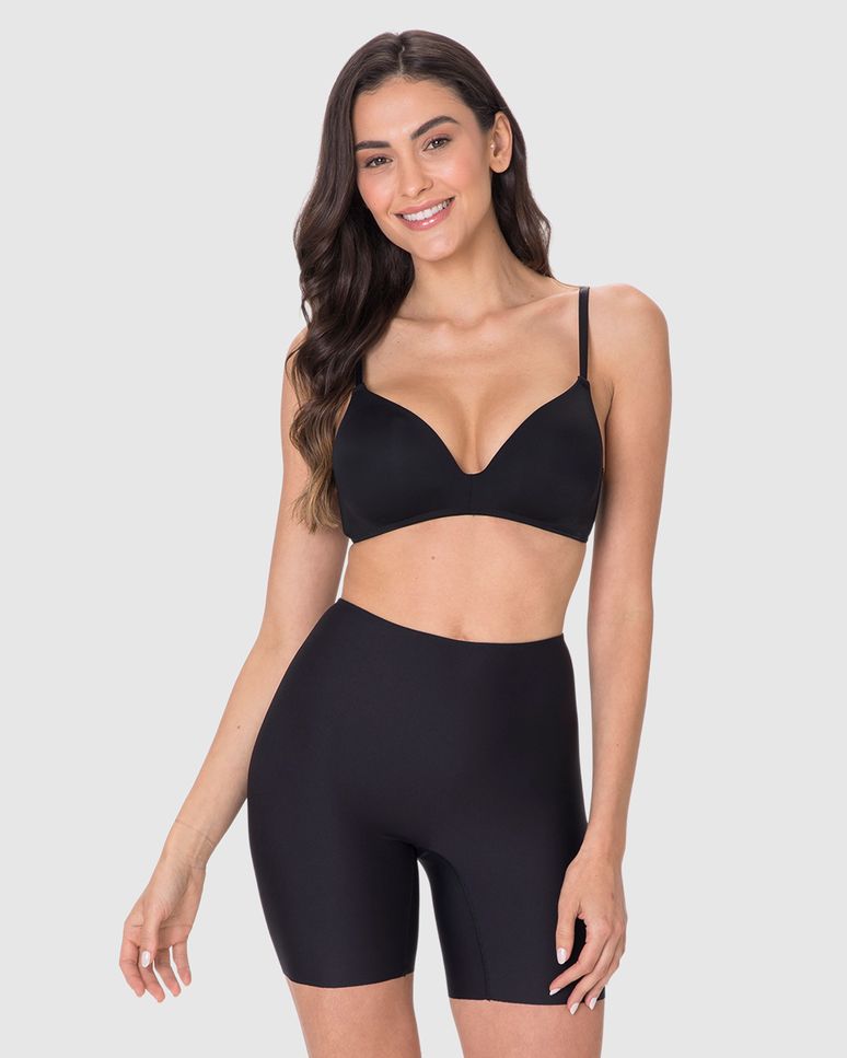 Bermuda Íntima Feminina Ajustada Em Malha Conforto Dry