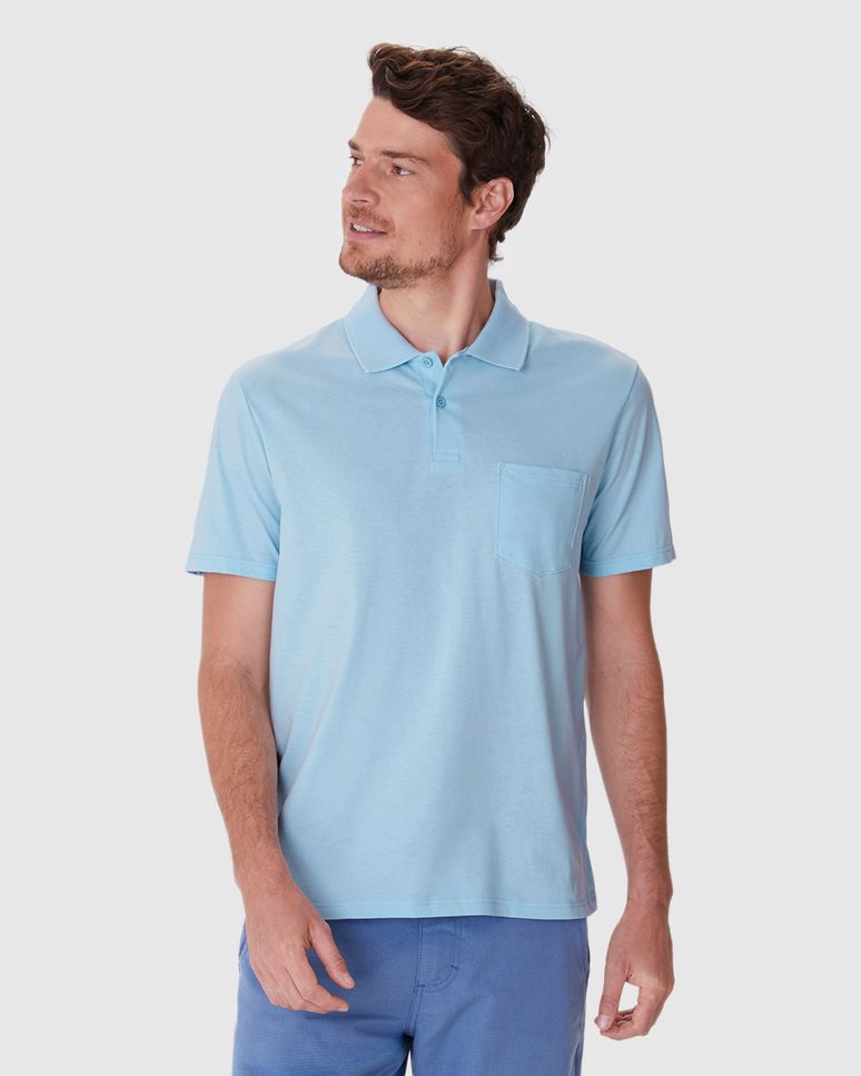 Camisa Polo Básica Masculina Gola Esporte Em Algodão