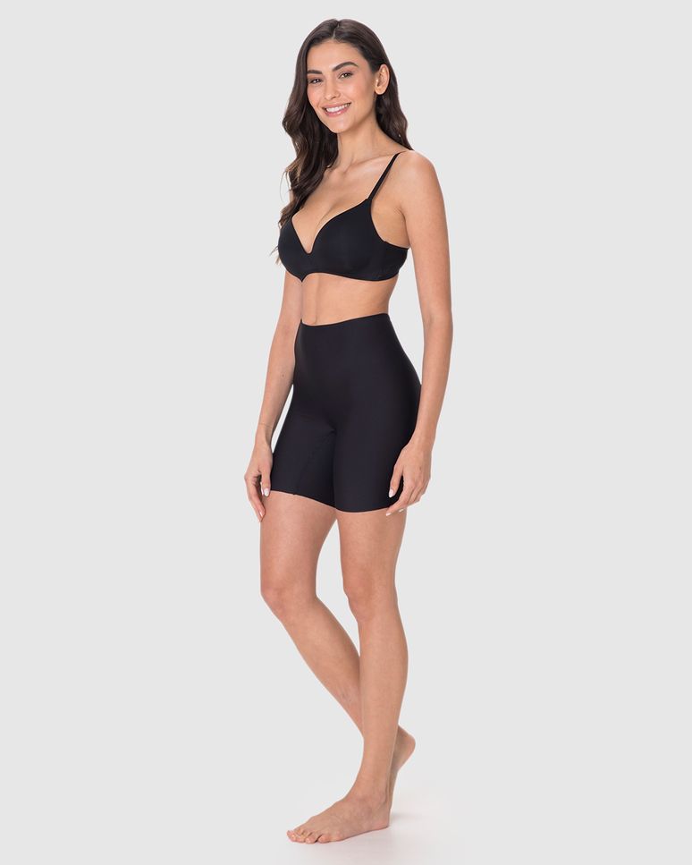 Bermuda Íntima Feminina Ajustada Em Malha Conforto Dry