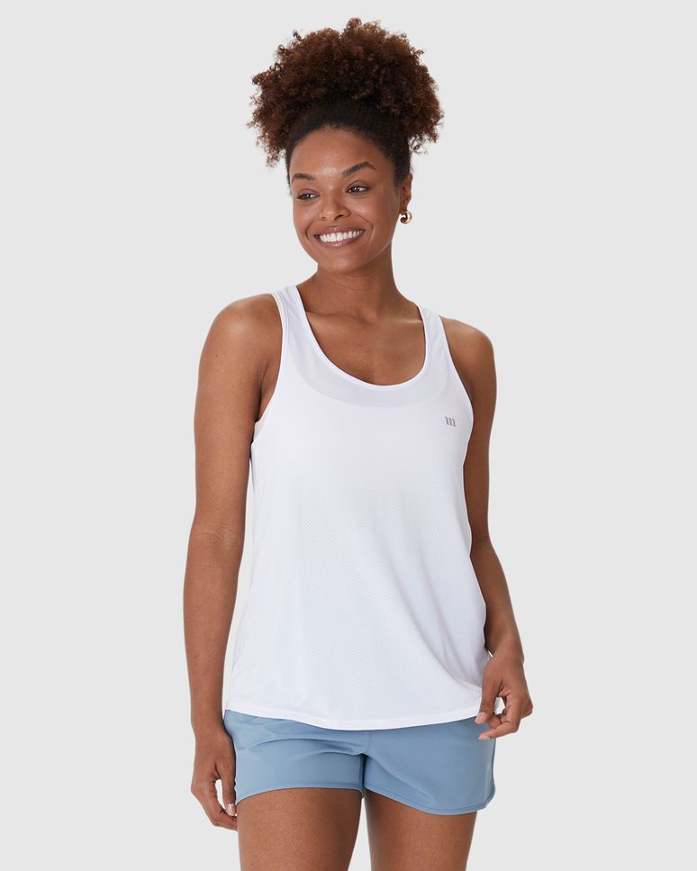 Regata Esportiva Feminina Nadador Em Malha Dry