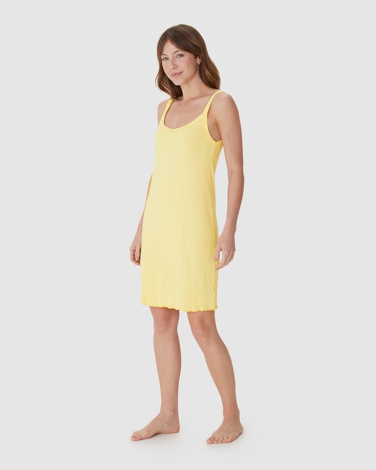 Camisola Feminina Slim Estampada Alça Fina Em Malha Canelada